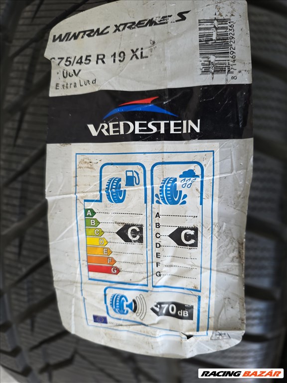 275/45R19 Vredestein téli 2db teljesen Új eladó! 3. kép