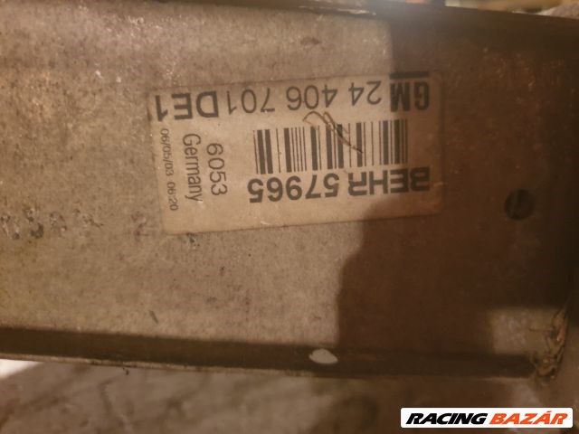 Opel Zafira A 2.2 DTI 16V Intercooler hűtő Y22dtr  24406701 3. kép