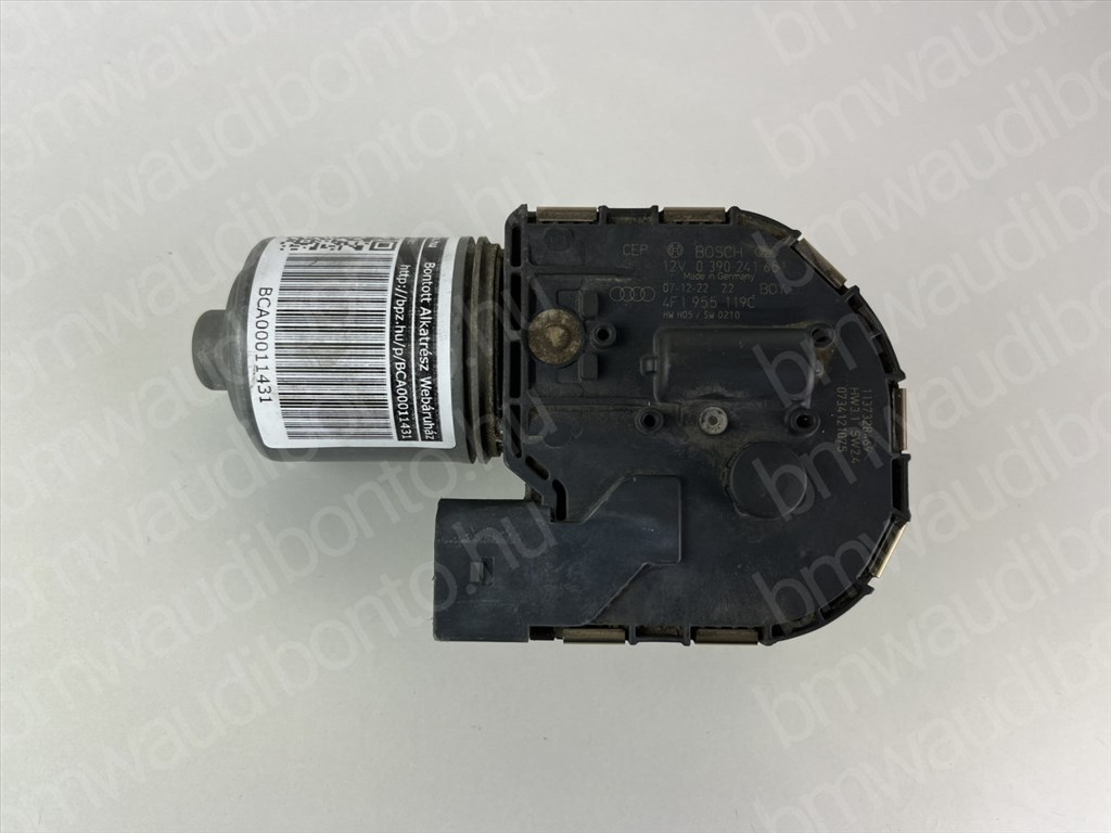 AUDI A6 C6 (4F2) Első ablaktörlő motor (pozíciófüggetlen) (4F1955119C) 3. kép