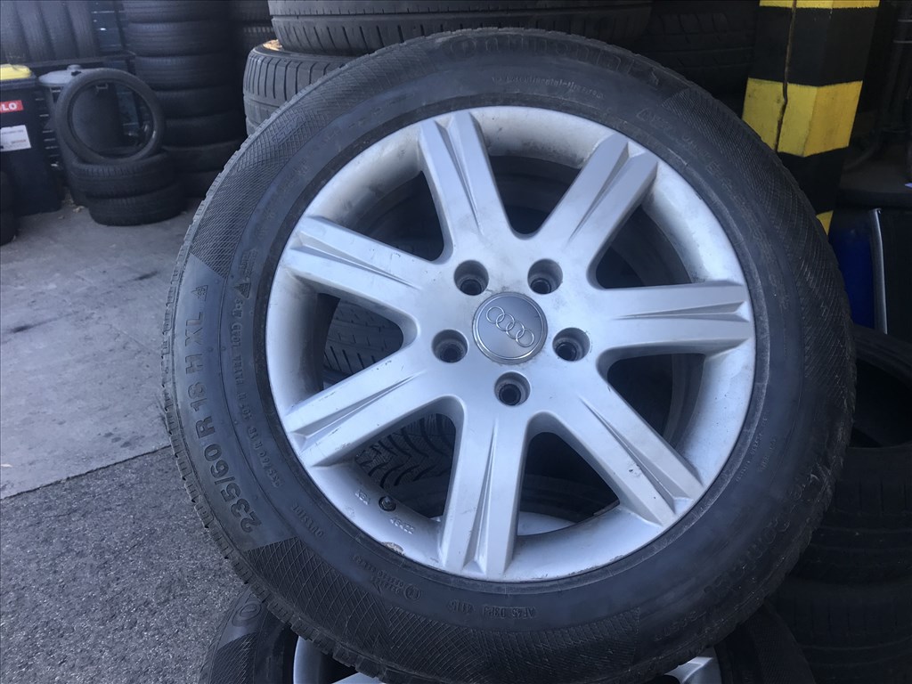 Audi Q7 S-Line gyári 7,5X18-as 5X130-as ET53-as könnyűfém felni garnítúra eladó 1. kép