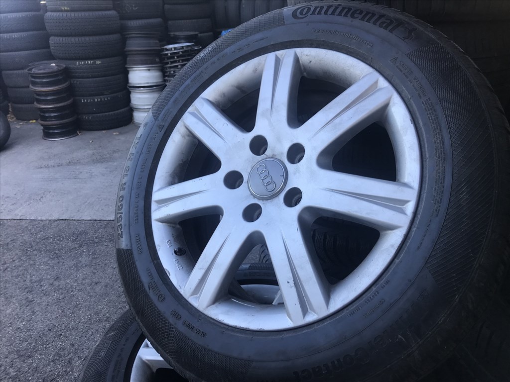 Audi Q7 S-Line gyári 7,5X18-as 5X130-as ET53-as könnyűfém felni garnítúra eladó 3. kép