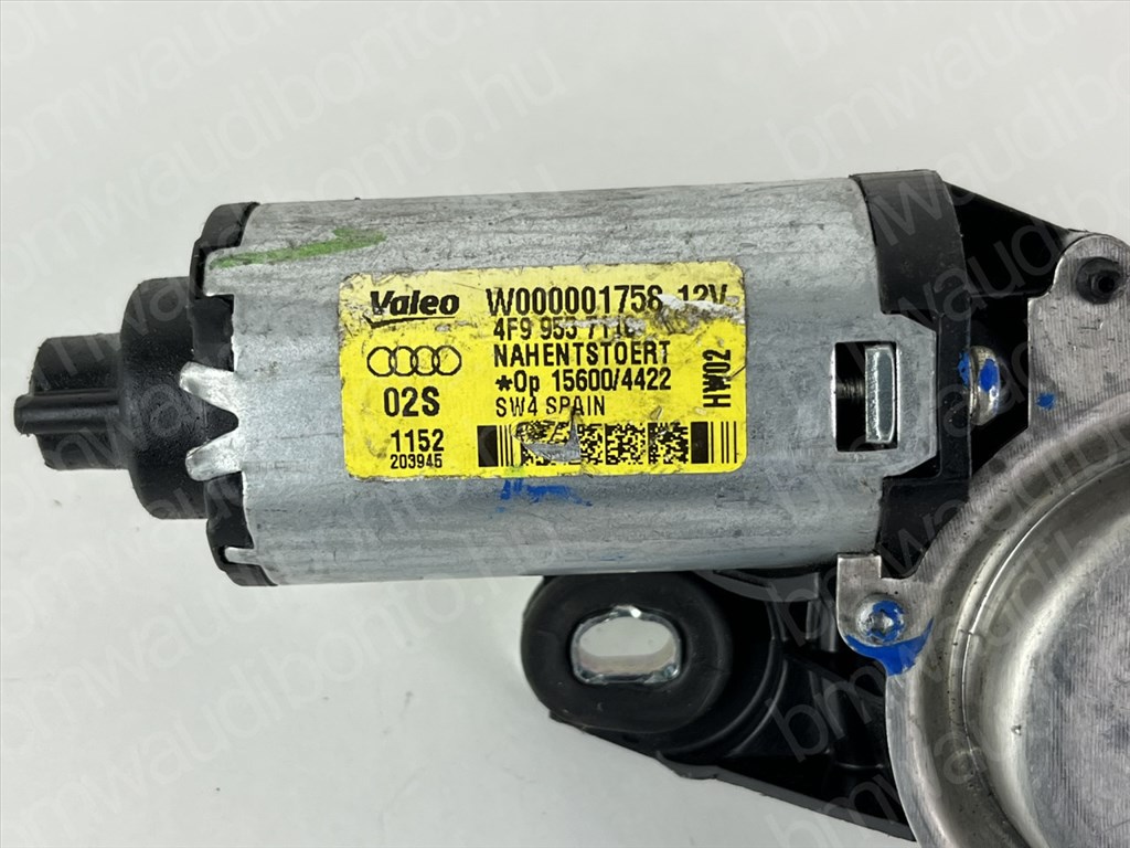 AUDI A6 C6 (4F2) Hátsó ablaktörlő motor (pozíciófüggetlen) (4F9955119C) 2. kép