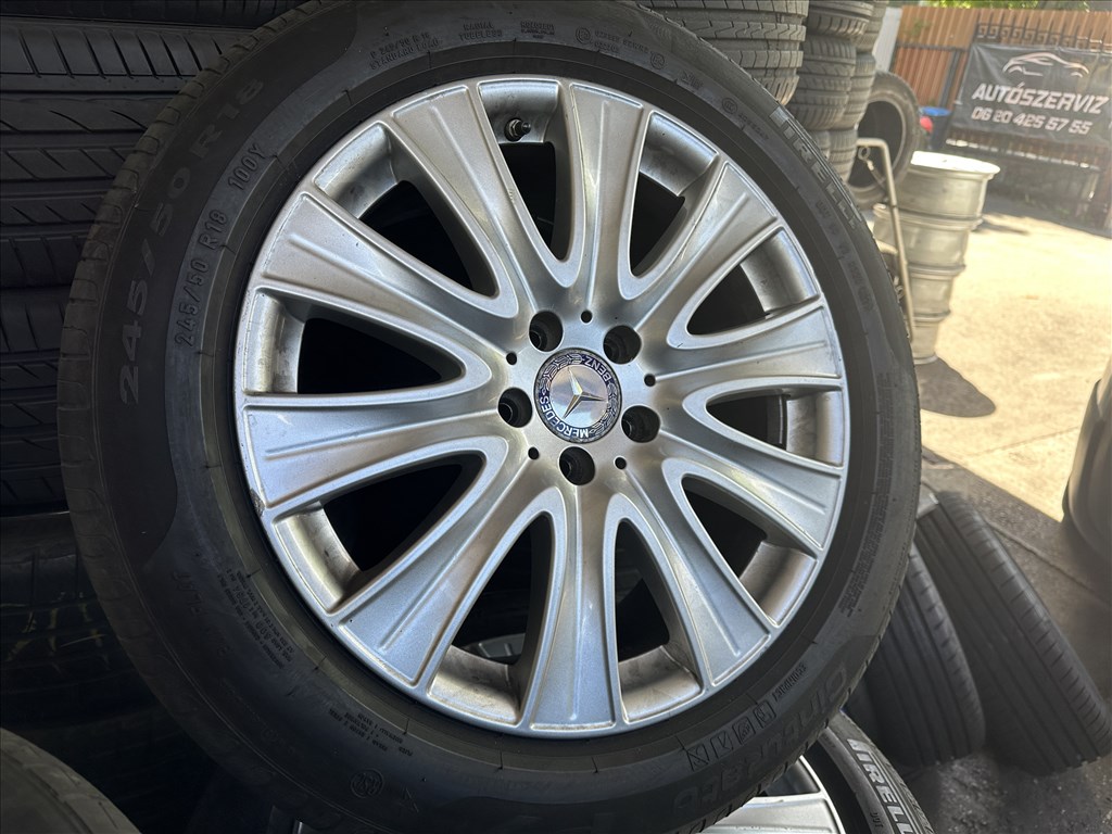 Mercedes Benz W222 E-Klasse gyári Avantgarde 8X18-as 5X112-es ET41 könnyűfém felni garnitura eladó 1. kép