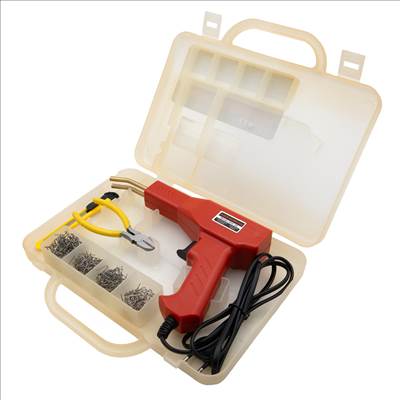 Lincos Műanyag hegesztő javítókészlet hevítő pisztollyal és tartozékokkal - LCB-01001