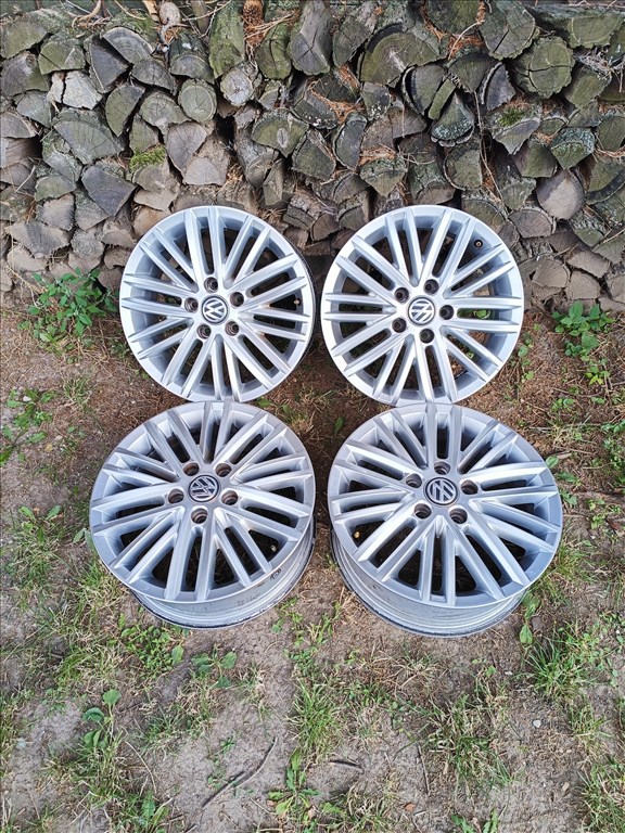  5x112 lyukosztású 6J Volkswagen 16" újszerű (gyári felni) alufelni 1. kép
