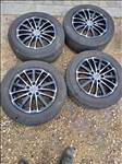  Ats  Audi 7.5x16 5x112 fekete polír alufelni 225/55R16 nyárival sxx2