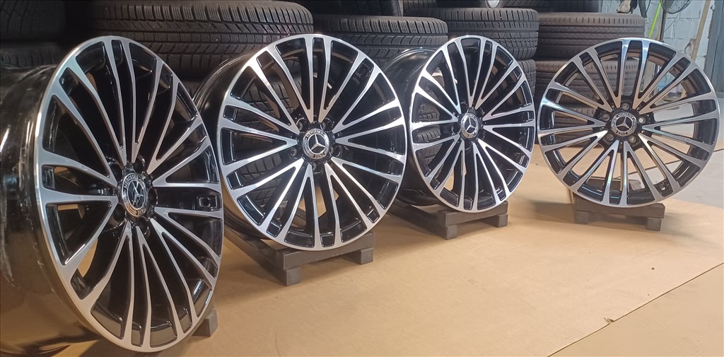 Mercedes W223 S klasse gyári alufelnik 5x112 8,5x19 ET31,5 4db 7. kép