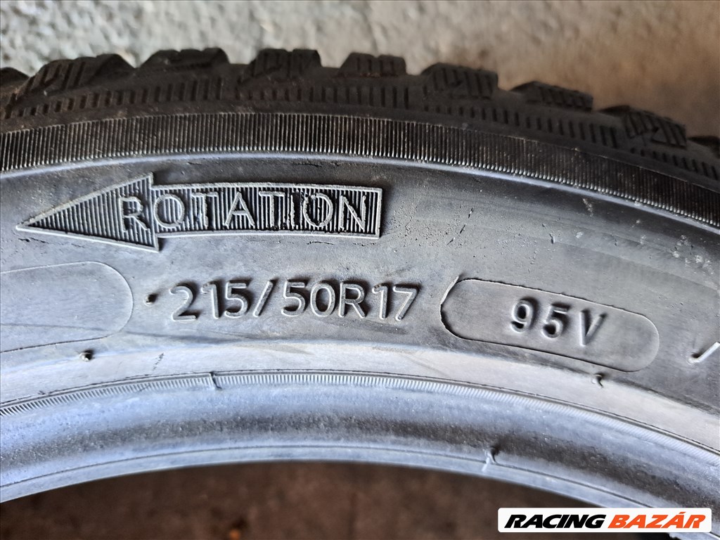 2db 215/50 R17 Michelin Alpin 5  téli gumi eladó! ára! 10000Ft/db Állapota: 5-6mm minta 5. kép