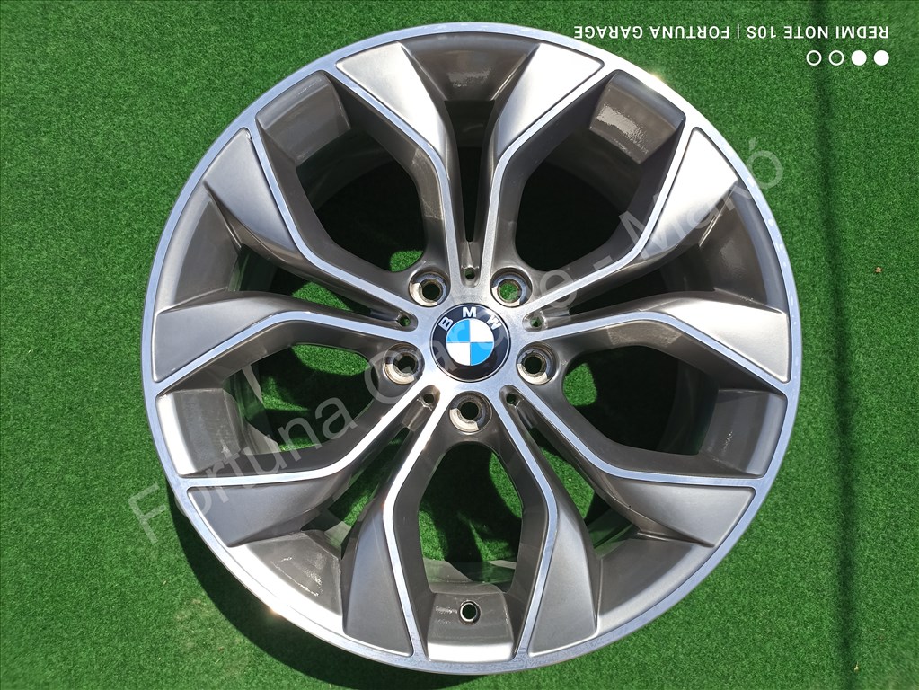 5x120 19" BMW Style 608 kétszéles felújított alufelni garnitúra + TPMS 2. kép