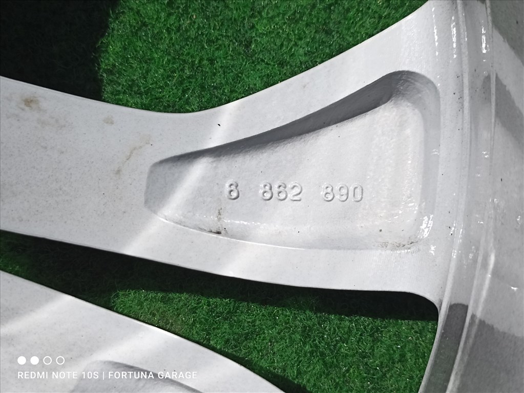 5x120 19" BMW Style 608 kétszéles felújított alufelni garnitúra + TPMS 4. kép