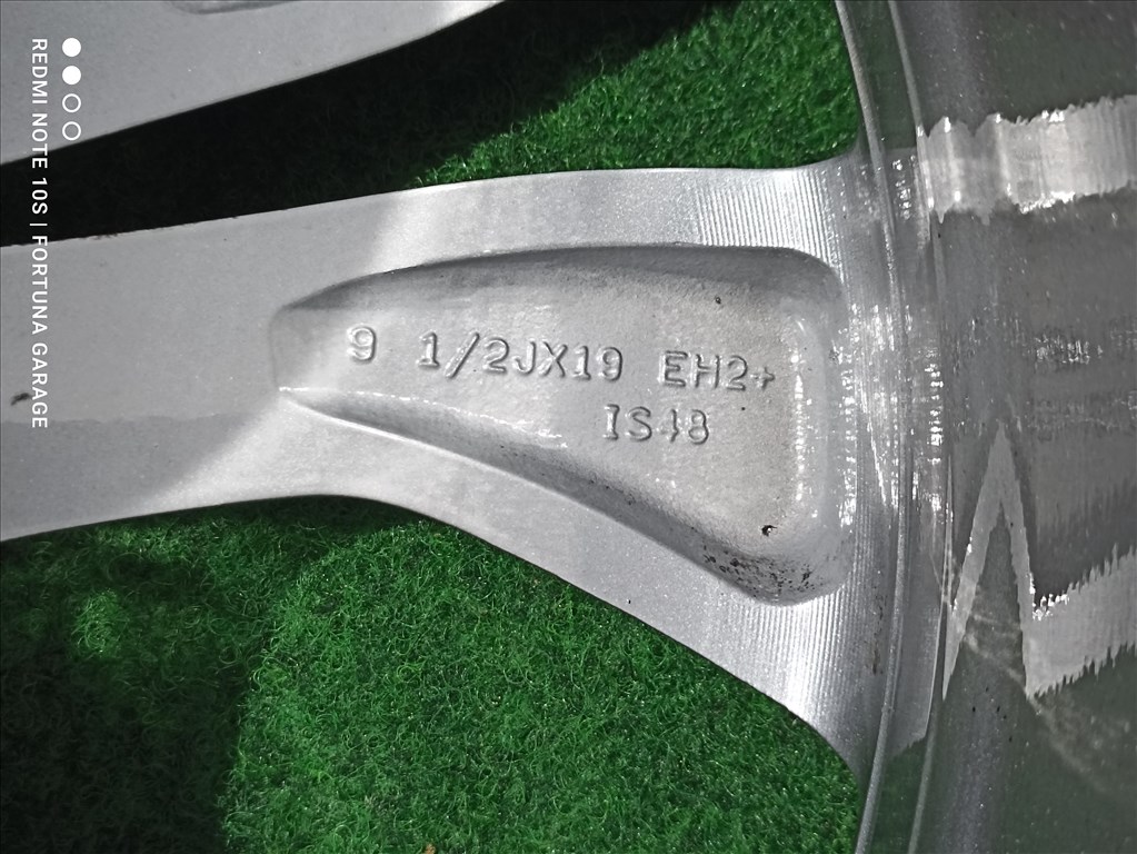 5x120 19" BMW Style 608 kétszéles felújított alufelni garnitúra + TPMS 5. kép