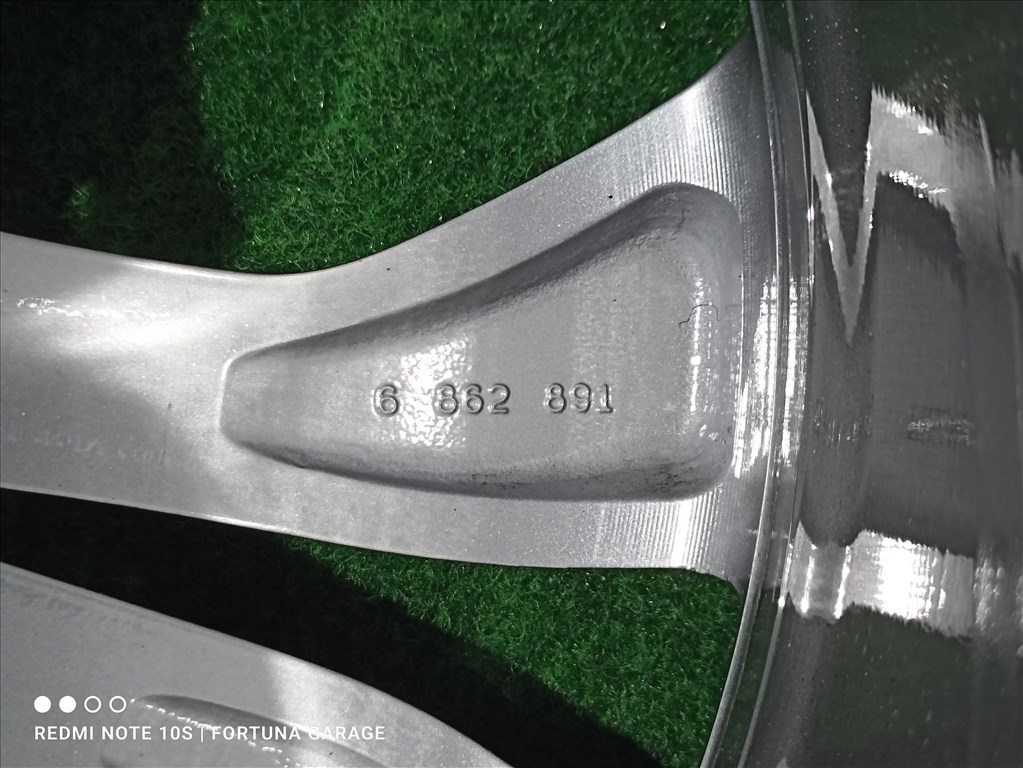 5x120 19" BMW Style 608 kétszéles felújított alufelni garnitúra + TPMS 6. kép