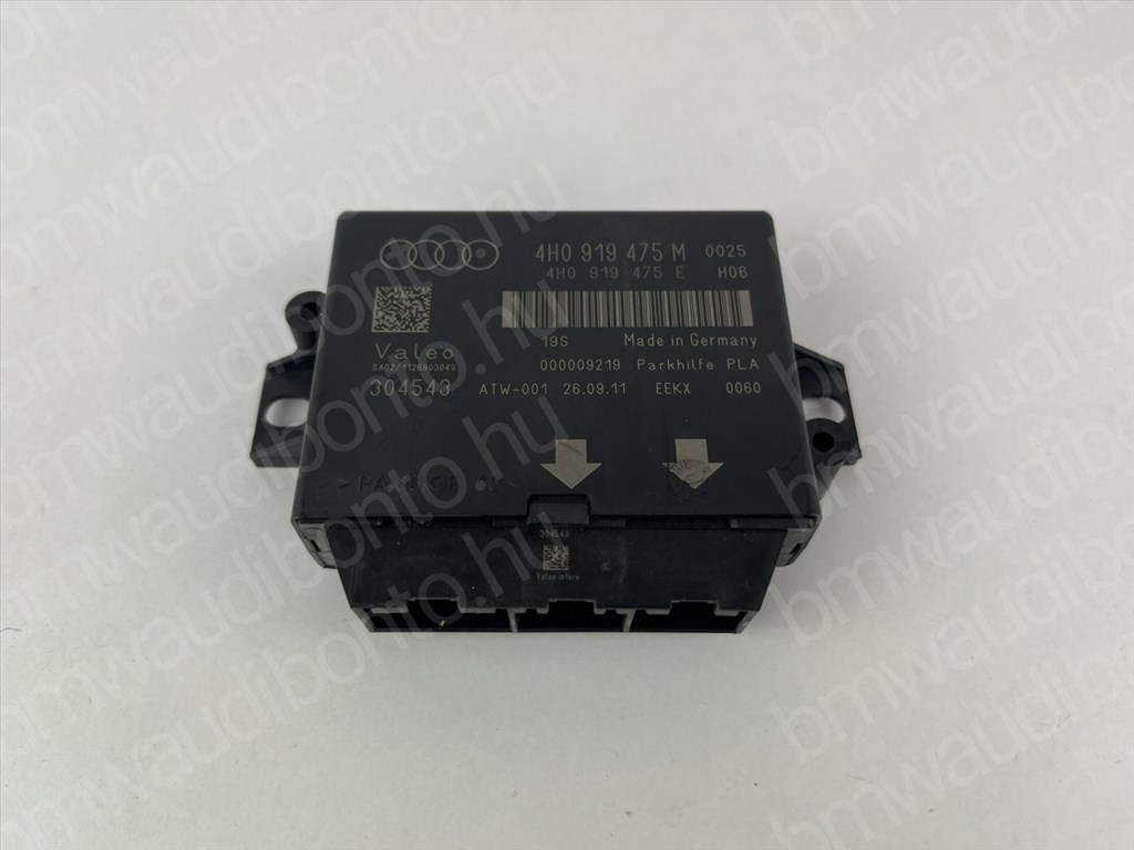 AUDI A6 C7 (4G2, 4GC) Tolatóradar vezérlőegység/modul (4H0919475M, 4H0919475AB, 4H0919475AD, 4H0919475AF, 4H0919475R, 4H0919475H) 1. kép