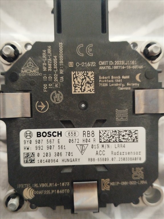 Porsche gyári  új 718 Cayman ,911/992adaptív tempomat radar sensor  992907561 2. kép