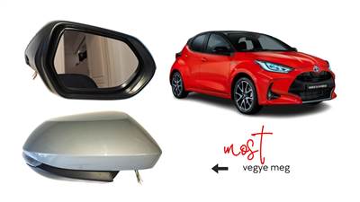 Toyota Corolla (E210), Toyota Yaris (XP210) bal visszapillantó tükör, kis sérülés  e8049749