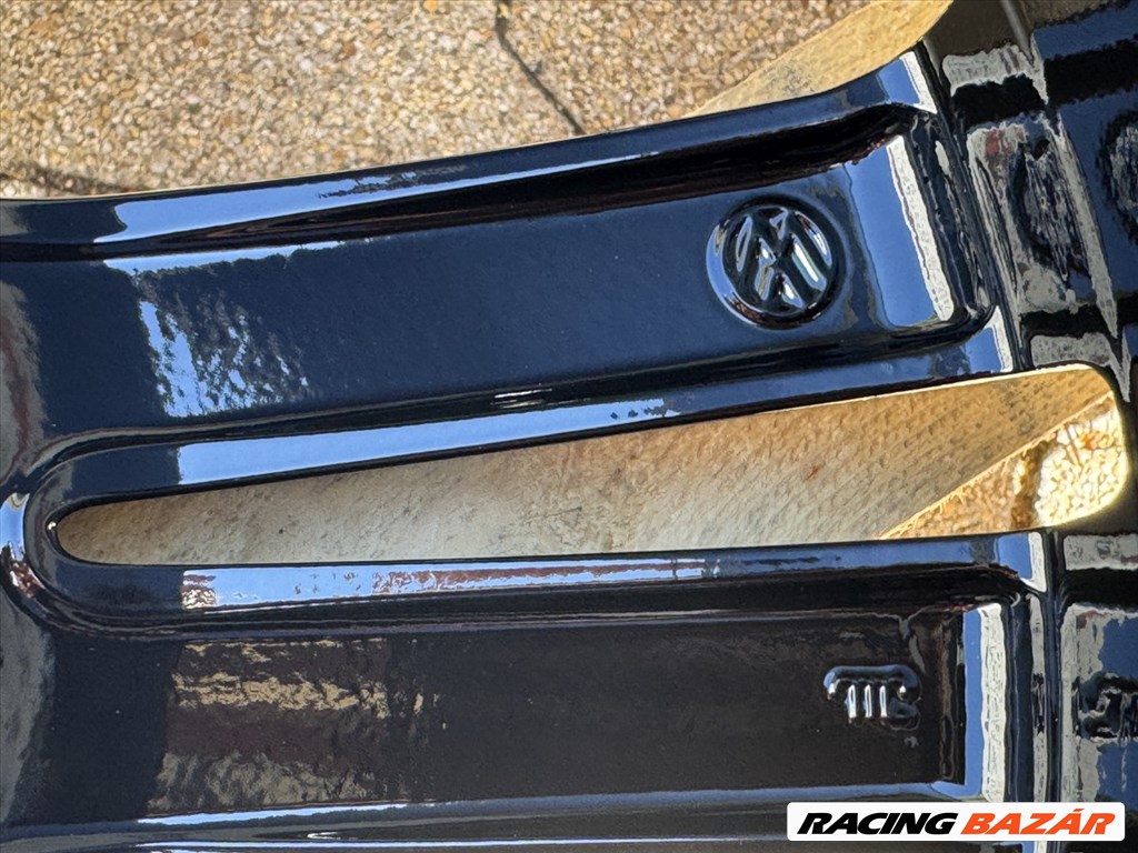 R18 5x112 Original Volkswagen Sebring 7J ET43 Black Glossy OE 5NA601025N  5. kép
