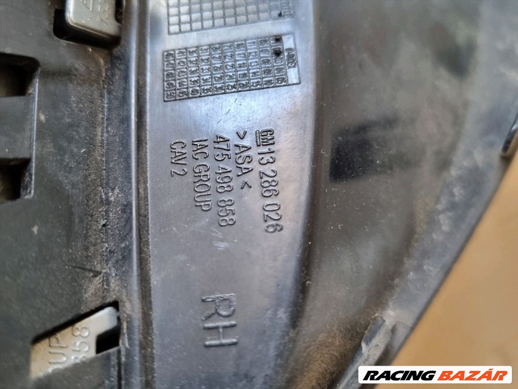 Opel Corsa D Jobb Ködfényszóró Lámpakeret 6148 ,  13286026 3. kép