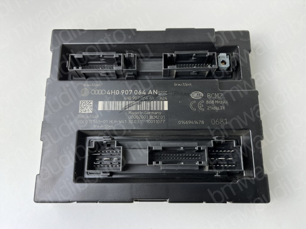AUDI A6 C7 (4G2, 4GC) Komfort vezérlőegység/modul (4H0907064AN, 4H0907064FB, 4H0907064AB, 4H0907064AP, 4H0907064CB, 4H0907064EB, 4H0907064AA, 4H0907064BB, 4H0907064DB) 1. kép