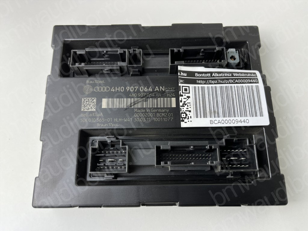 AUDI A6 C7 (4G2, 4GC) Komfort vezérlőegység/modul (4H0907064AN, 4H0907064FB, 4H0907064AB, 4H0907064AP, 4H0907064CB, 4H0907064EB, 4H0907064AA, 4H0907064BB, 4H0907064DB) 3. kép
