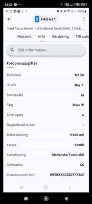 Ford B-Max Mk1 1.0 EcoBoost Motor  m1dd10ecoboost