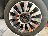 5x100 lyukosztású 16" újszerű alufelni, rajta 205/55 használt Hankook nyári gumi Ramses