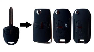 Mitsubishi Lancer Outlander Pajero Grandis ASX L200 kulcs bicskakulcs átalakító