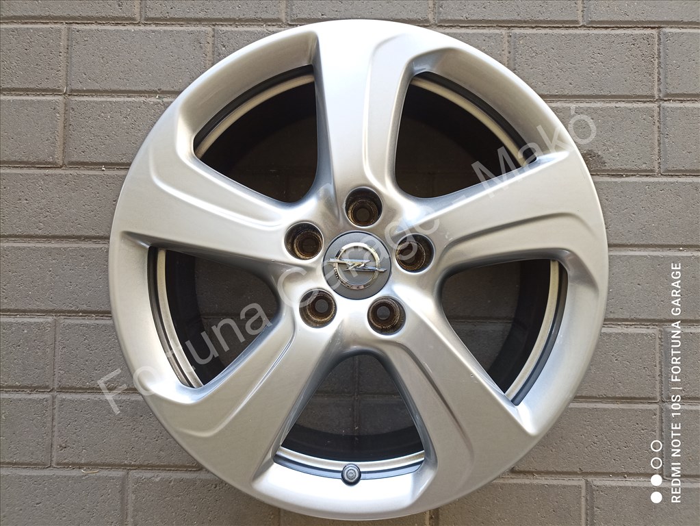 5x110 17" Opel újszerű alufelni garnitúra +TPMS 3. kép