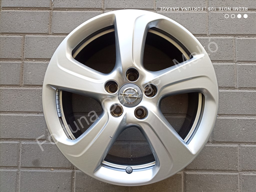 5x110 17" Opel újszerű alufelni garnitúra +TPMS 5. kép