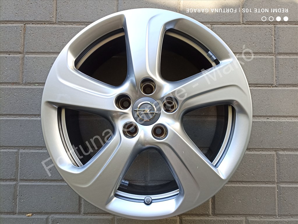 5x110 17" Opel újszerű alufelni garnitúra +TPMS 4. kép