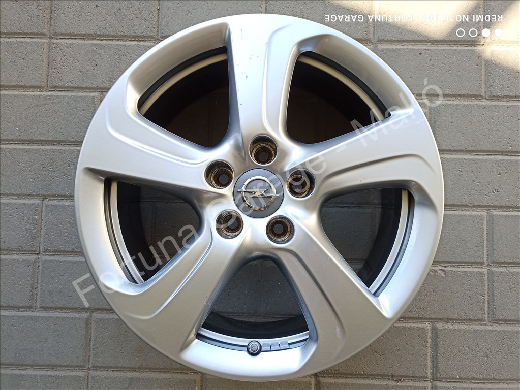 5x110 17" Opel újszerű alufelni garnitúra +TPMS 6. kép