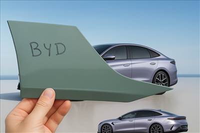 BYD Seal C oszlop trim (hátsó oszlop belső borítása)  ekea51480322