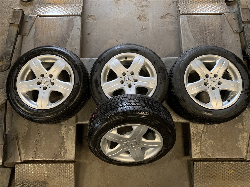 Mercedes E-Osztály gyári 5x112 7,5x16" ET36 használt alufelni garnitúra 3. kép