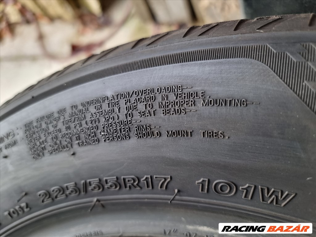 225/55R17 Bridgestone 2db nagyon jó állapotban eladó! 6. kép