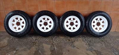 SUZUKI SAMURAI 15" LEMEZFELNI 5X139,7 TÉLI 195/80R15 GUMIVAL OLCSÒN!!!