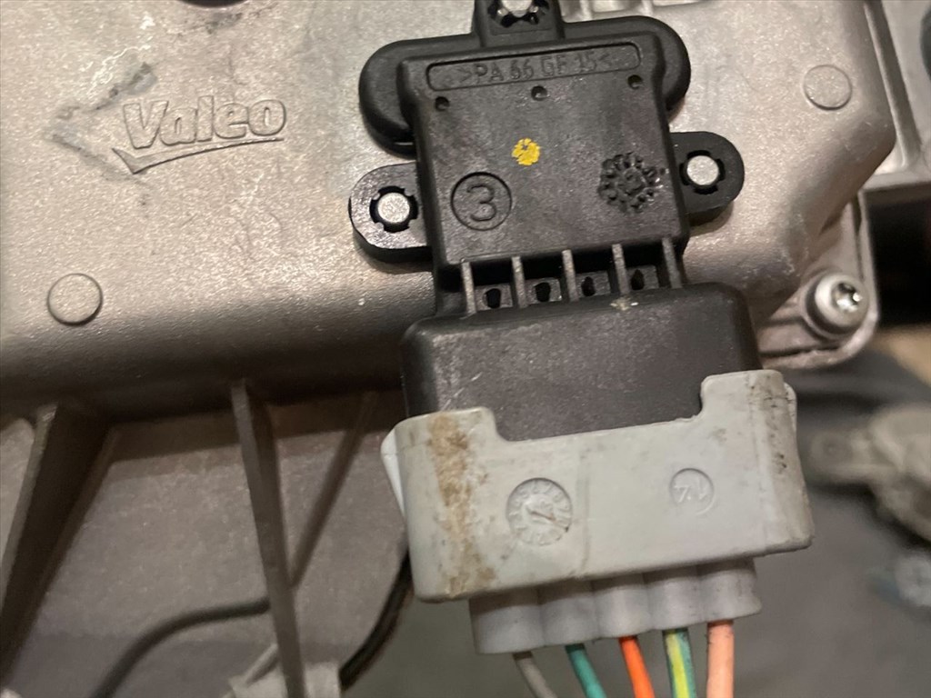 CITROËN C4 Picasso I UD_ Bal első Ablaktörlő Motor 3. kép