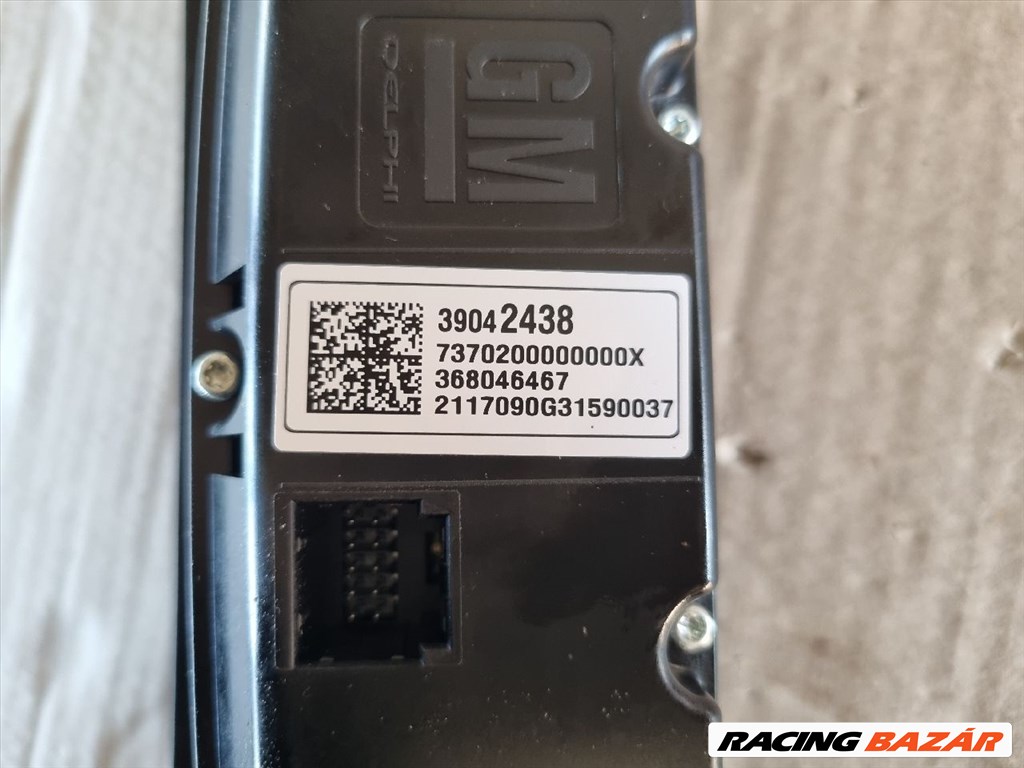 Opel Astra K Fűtéskapcsoló (digit klímás) 5490 ,  39042438 3. kép