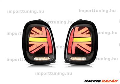 MINI F55 F56 F57 14-19 LED Fekete Füstös Hátsó lámpa 