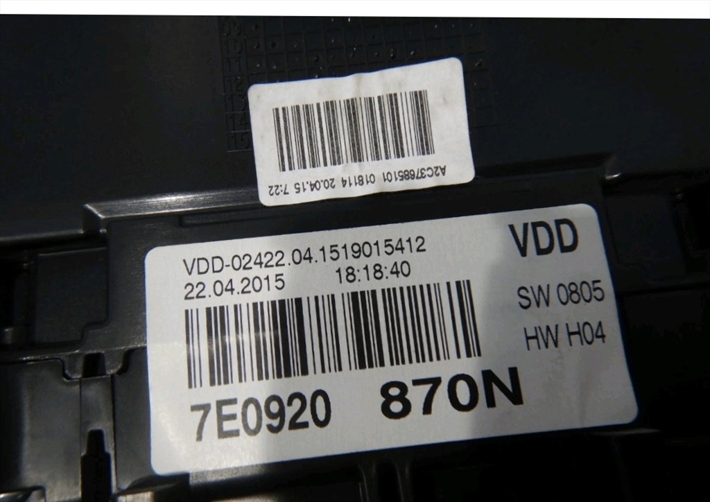 Volkswagen Transporter T5 VW transporter T5 2010-2015 kilométer óra  2. kép