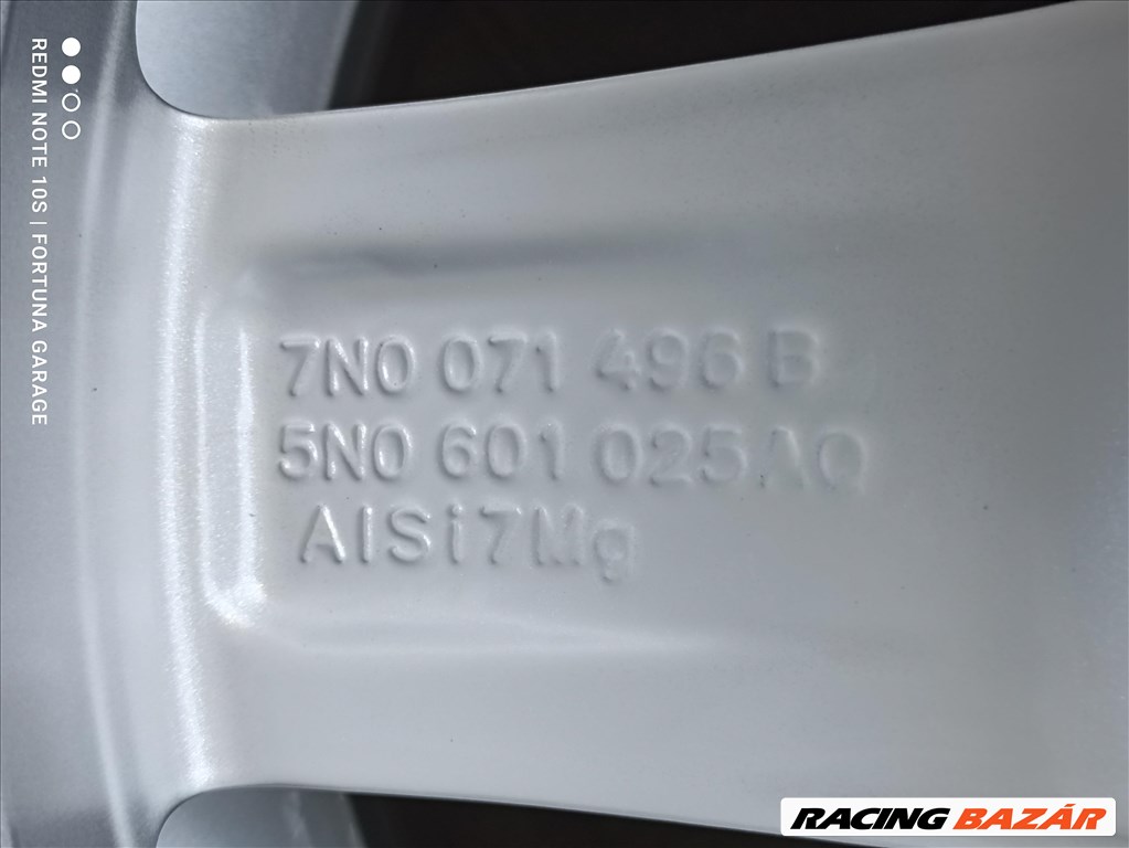 5x112 16" Volkswagen 'Aspen' (5N0) újszerű alufelni garnitúra 8. kép
