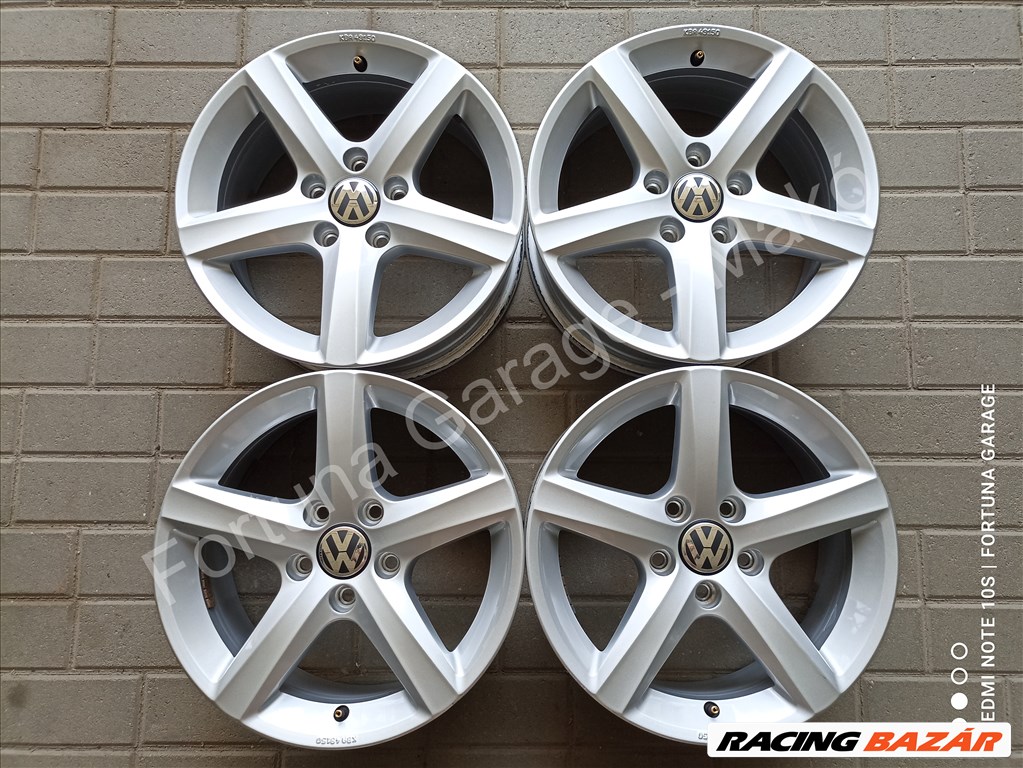 5x112 16" Volkswagen 'Aspen' (5N0) újszerű alufelni garnitúra 1. kép