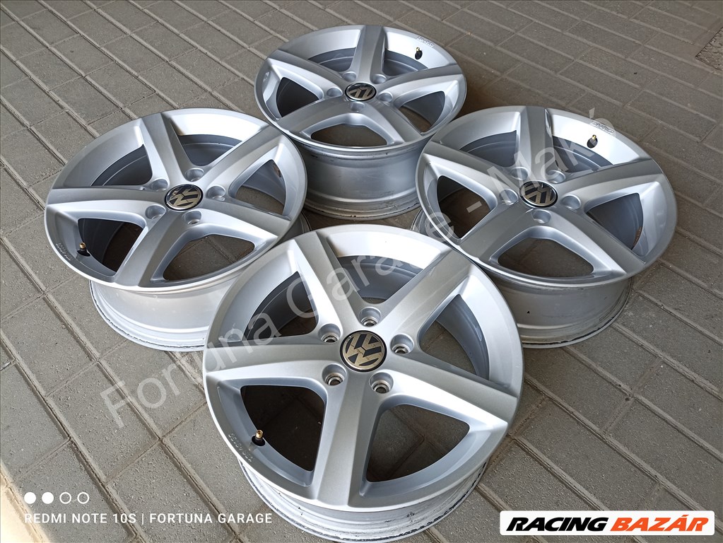 5x112 16" Volkswagen 'Aspen' (5N0) újszerű alufelni garnitúra 2. kép