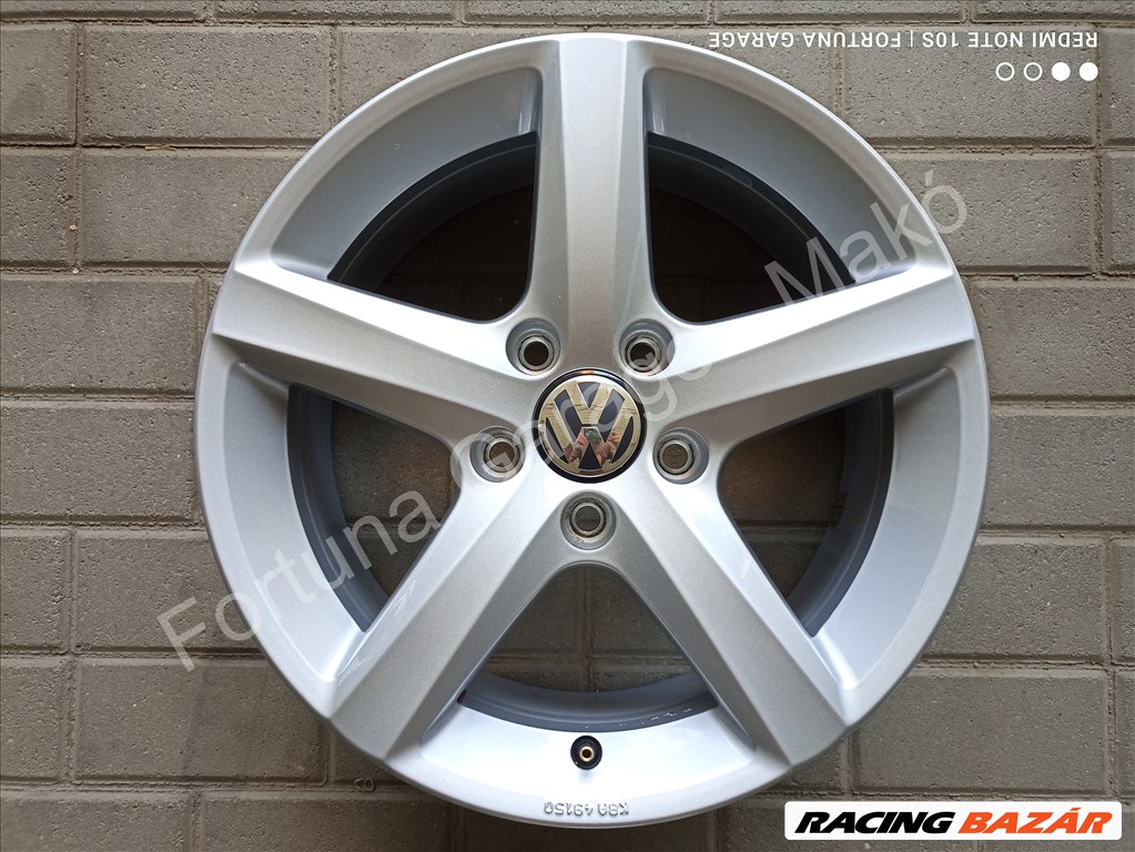5x112 16" Volkswagen 'Aspen' (5N0) újszerű alufelni garnitúra 6. kép