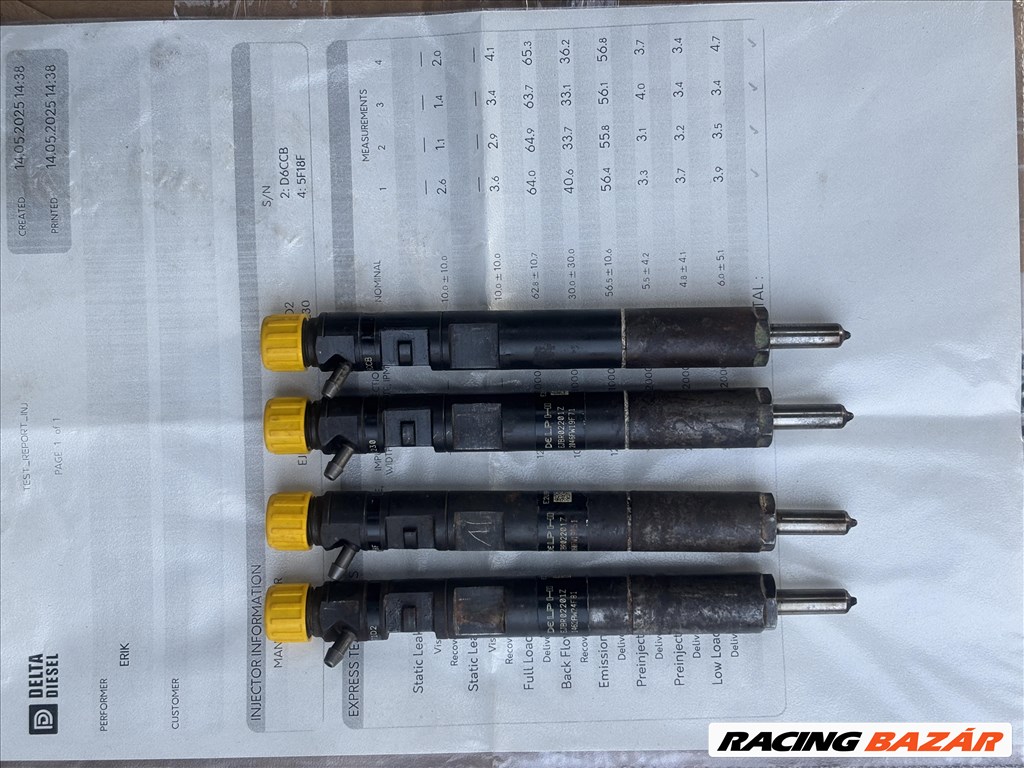  Ford Focus 1.8 TDCI Delphi Befecskendező injektor EJBR-01301Z nagynyomású szivattyú 1. kép