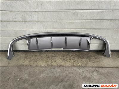 5195. Audi A5 F5 S-Line S5 OPTIK hátsó lökhárító alatti műanyag 