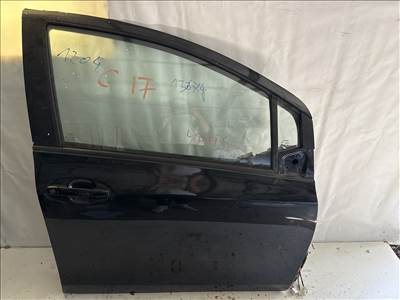 13674 Toyota Yaris II. 2005-2011 Jobb első Ajtó Fekete