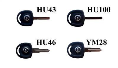 Opel Agila Astra Calibra Combo Corsa Tigra Vectra Zafira, Daewoo Kalos kulcsház kulcs nyers kulcs 