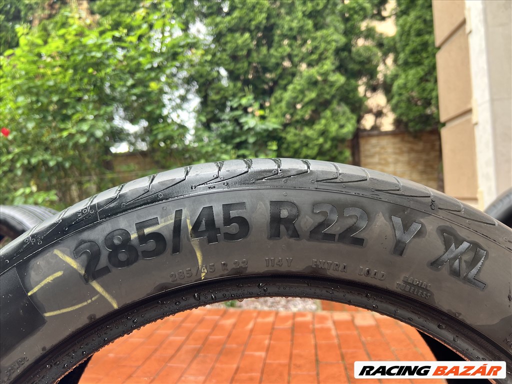  285/4522" használt Continental nyári gumi 2 db 1. kép