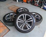 18" 5x112 VW "Sebring" Gun metal Arteon, Passat B8 gyári alufelni szett téligumikkal!