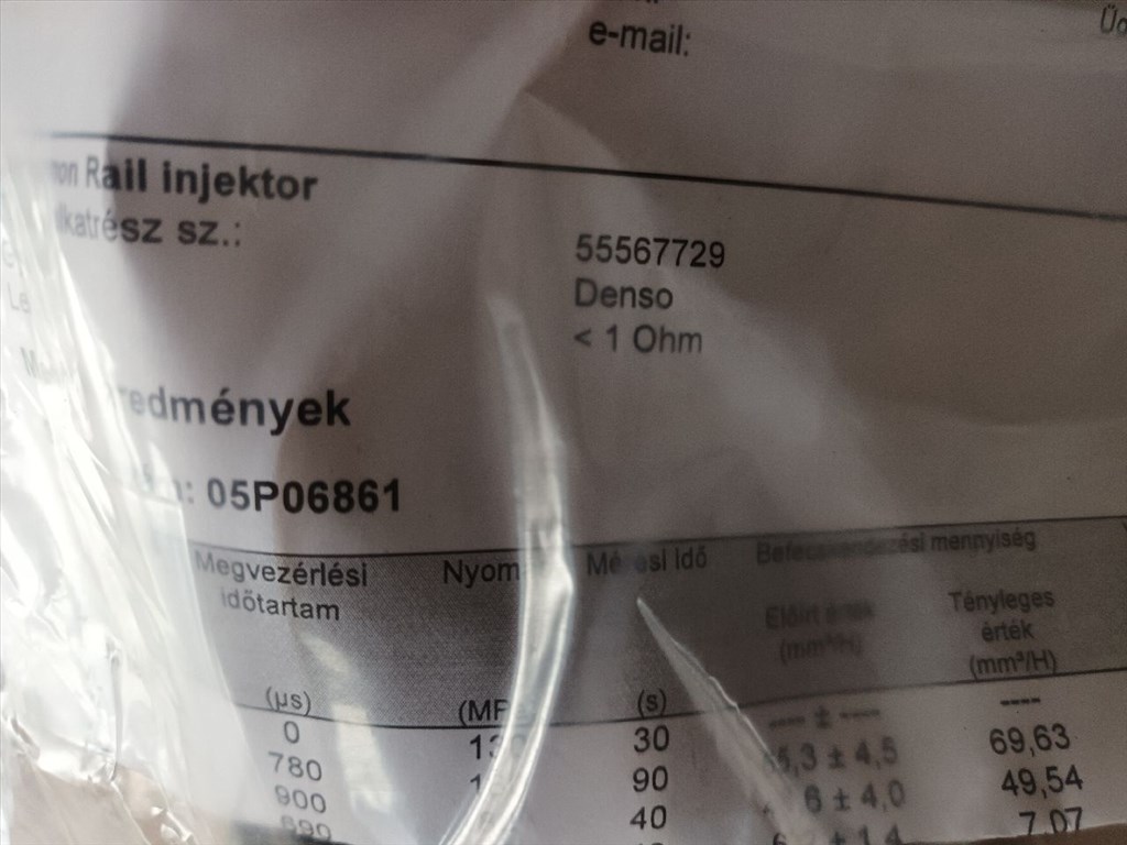 Opel Astra J 1.7 CDTI Porlasztó (1 db) 4155 ,  55567729 3. kép