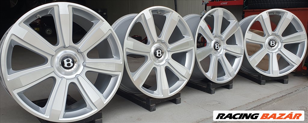 5x112 gyári Bentley alufelni garnitúra 9,5x21" ET:41.    /F148. 6. kép